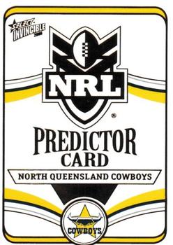 2006 Select Invincible - Premiership Predictor #PC08 North Queensland Cowboys Front